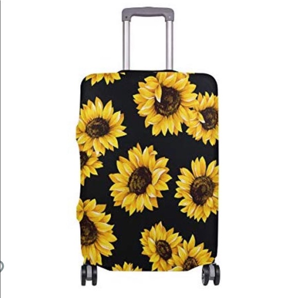 sunflower suitcase
